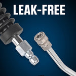 PCC Stainless Steel Pressure Washer Lance – 21” Bent Wand with Ergonomic Grip (1/4" Quick Connect)