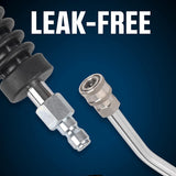 PCC Stainless Steel Pressure Washer Lance – 21” Bent Wand with Ergonomic Grip (1/4" Quick Connect)