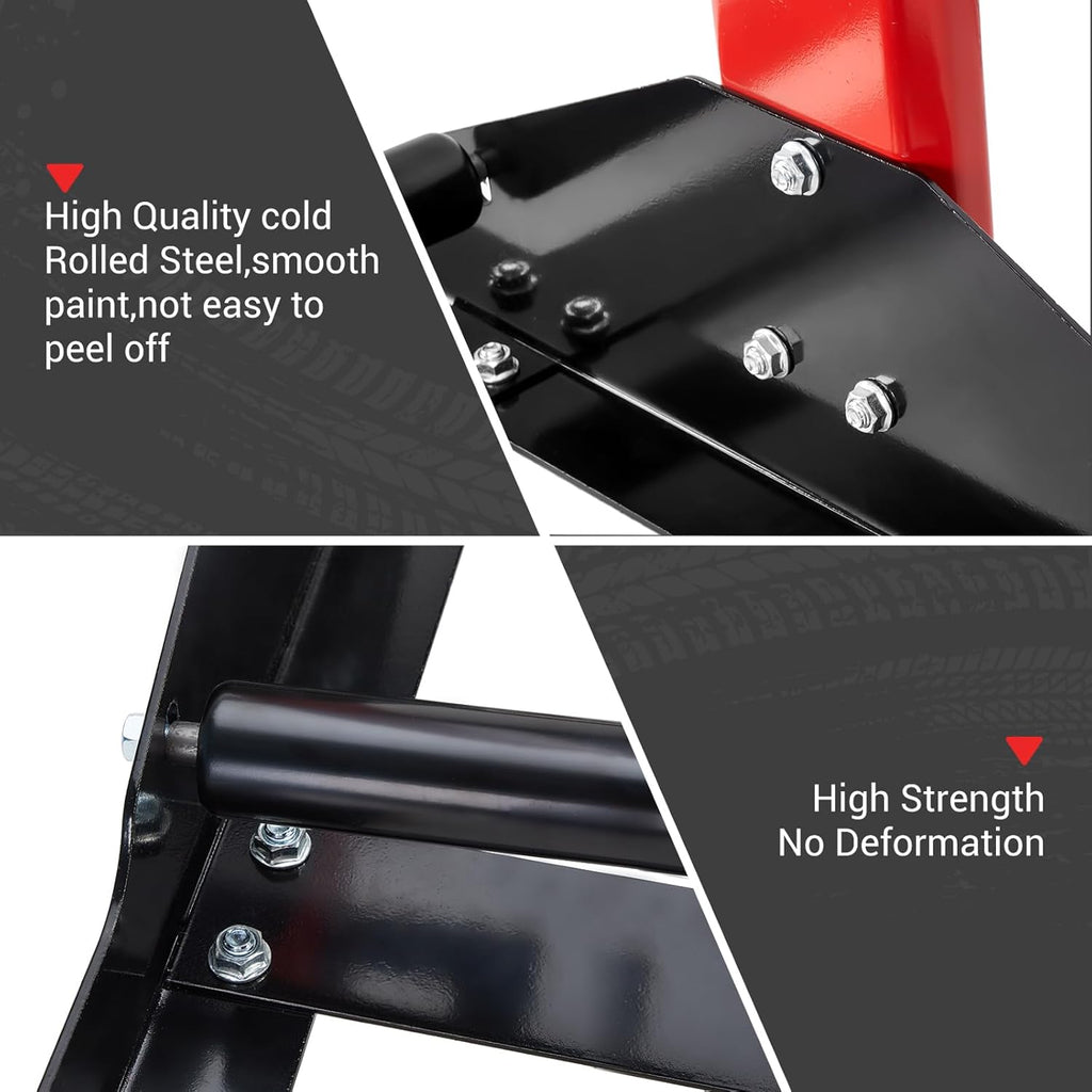 PCC Rolling Wheel Detailing Stand – Rim Cleaning & Tire Shine Application Stand