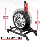 PCC Rolling Wheel Detailing Stand – Rim Cleaning & Tire Shine Application Stand