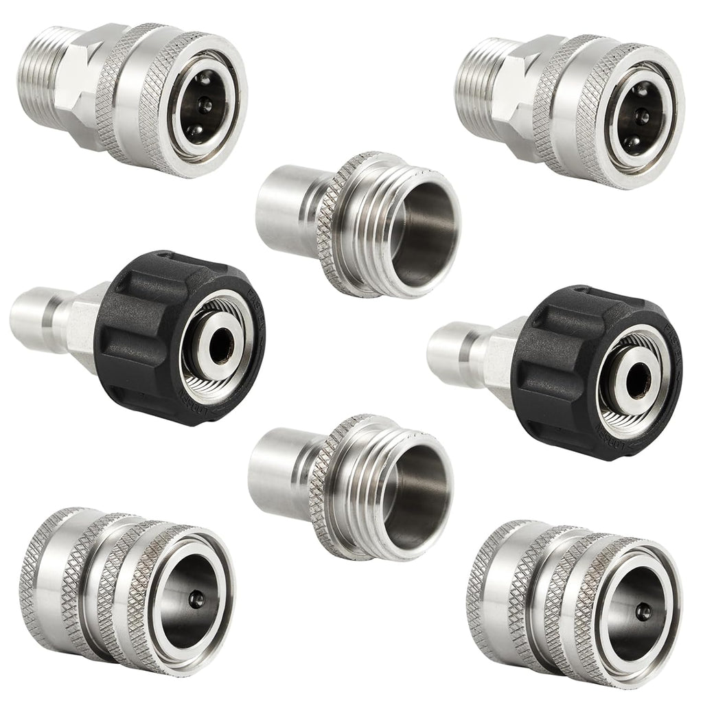 PCC D200 M22/14 Pressure Washer Quick Connect Kit (8pcs)