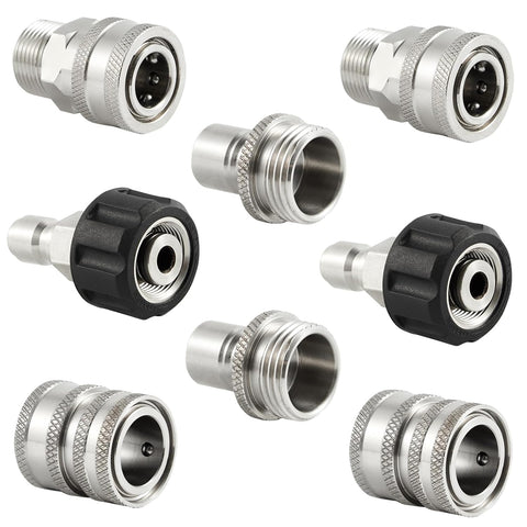 PCC M22/14 Pressure Washer Quick Connect Kit (8pcs)