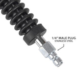 PCC Stainless Steel Pressure Washer Lance – 21” Bent Wand with Ergonomic Grip (1/4" Quick Connect)