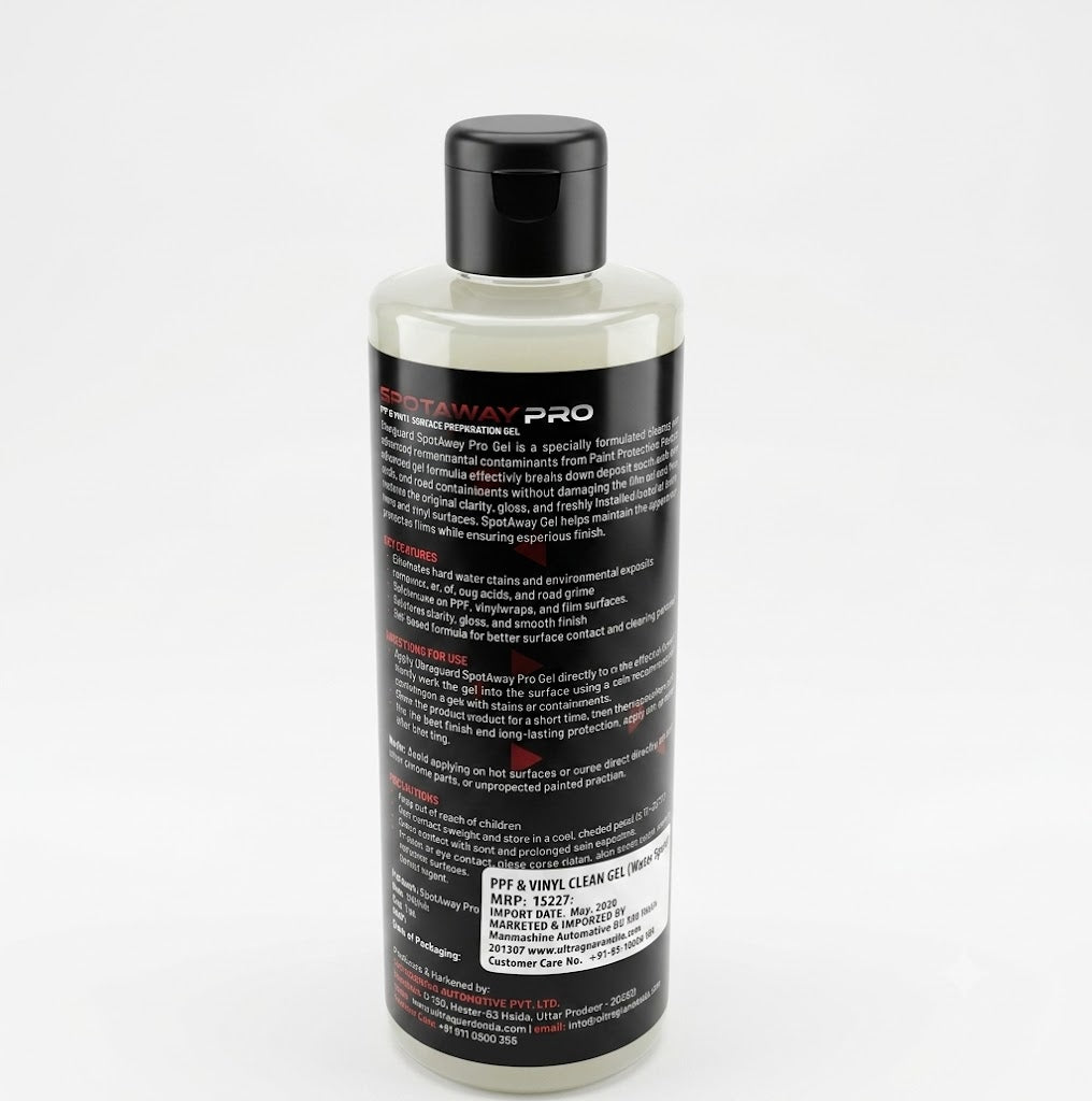 Ultraguard Spotaway Pro – PPF & Vinyl Surface Cleaning & Preparation Gel 473ml