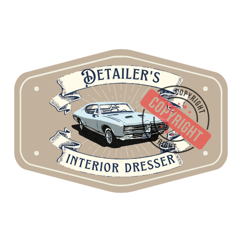 PCC  Laminated Spray Bottle Vinyl Sticker, Interior Dresser, Set of 4