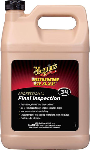 Meguiar's® M34 Final Inspection Sprayer Detailer, Clay Lube, 1 Gallon