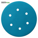 Deerfos SA331 Film Sanding Disc Wet & Dry 6 holes, 6", Pack of 100