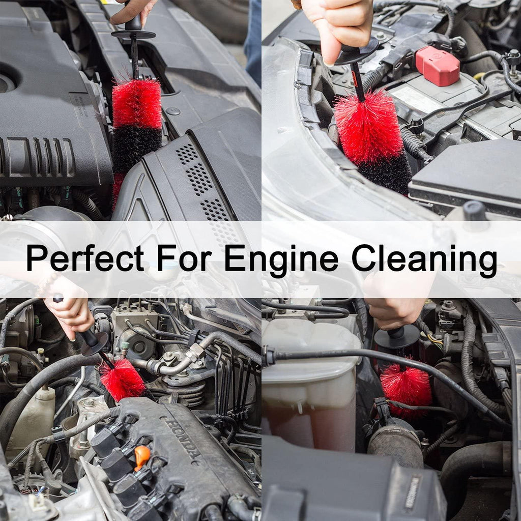 PCC Long Handle Alloy Wheel Brush Mini - Planet Car Care