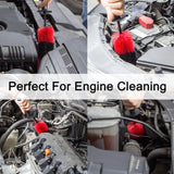 PCC Long Handle Alloy Wheel Brush Mini - Planet Car Care