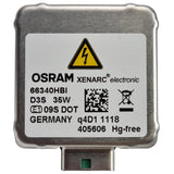 Osram 66340 Xenarc 35W D3S PK32D-5 4600K HID Xenon Light Bulb