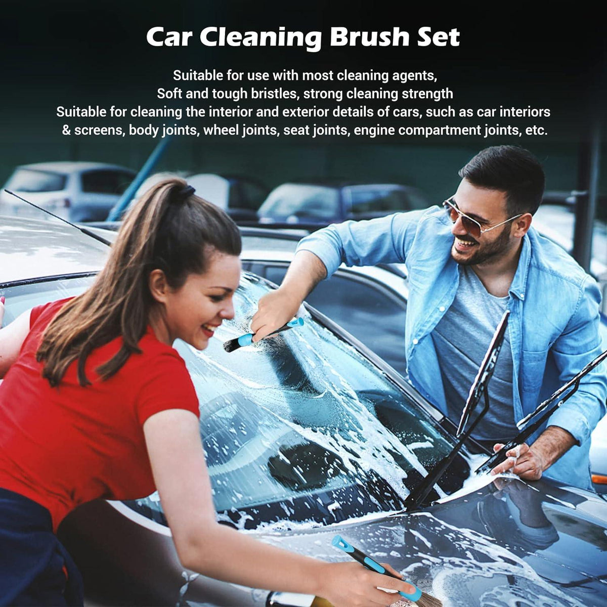 PCC Detailing Bristle Brush Set of 5 - Planet Car Care