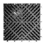 PCC Car Wash Floor Mat Tile, 40x40cm (1.72 sq. ft), Thickness 30mm, Type1 (4Way)