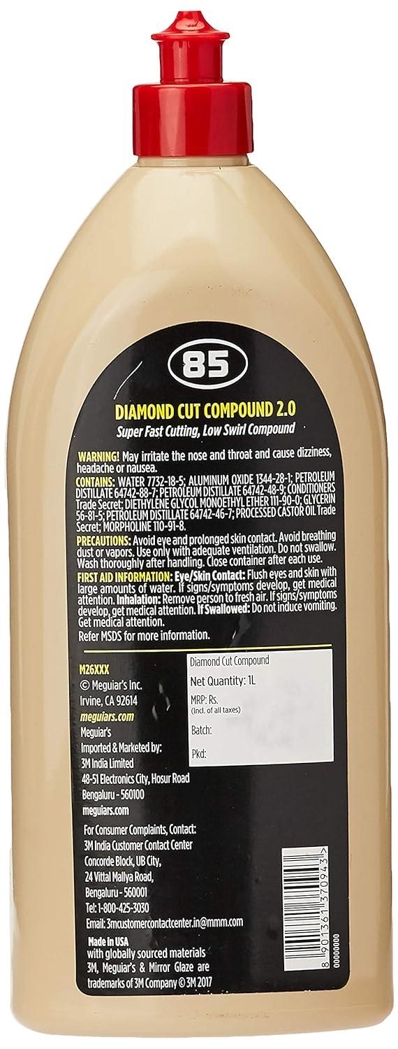 Meguiar's® M85 Mirror Glaze Diamond-Cut Compound 2.0, 1L - Planet Car Care