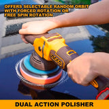 INGCO APLI20158 Cordless Li-Ion DA Polisher 20V with Battery & Charger 5" & 6"