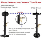 PCC UnderBody Cleaner With 4 Nozzle and 3 Quick connector Extension wand