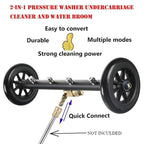 PCC UnderBody Cleaner With 4 Nozzle and 3 Quick connector Extension wand