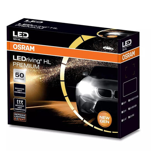 OSRAM H7 LED Headlight Bulb, 50W, Pair