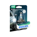 Philips H4 X-tremeVision Pro150 Halogen Headlight Bulb 12V 60/55W | Up to 150% Brighter | 3600K