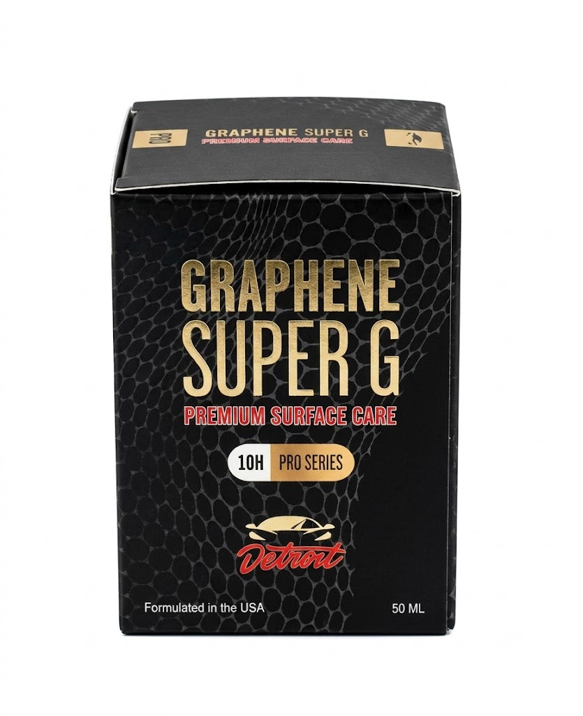 Detroit Graphene Super G Coating 10H Pro 50ml | 7+ Years Protection | Professional Graphene Ceramic Coating