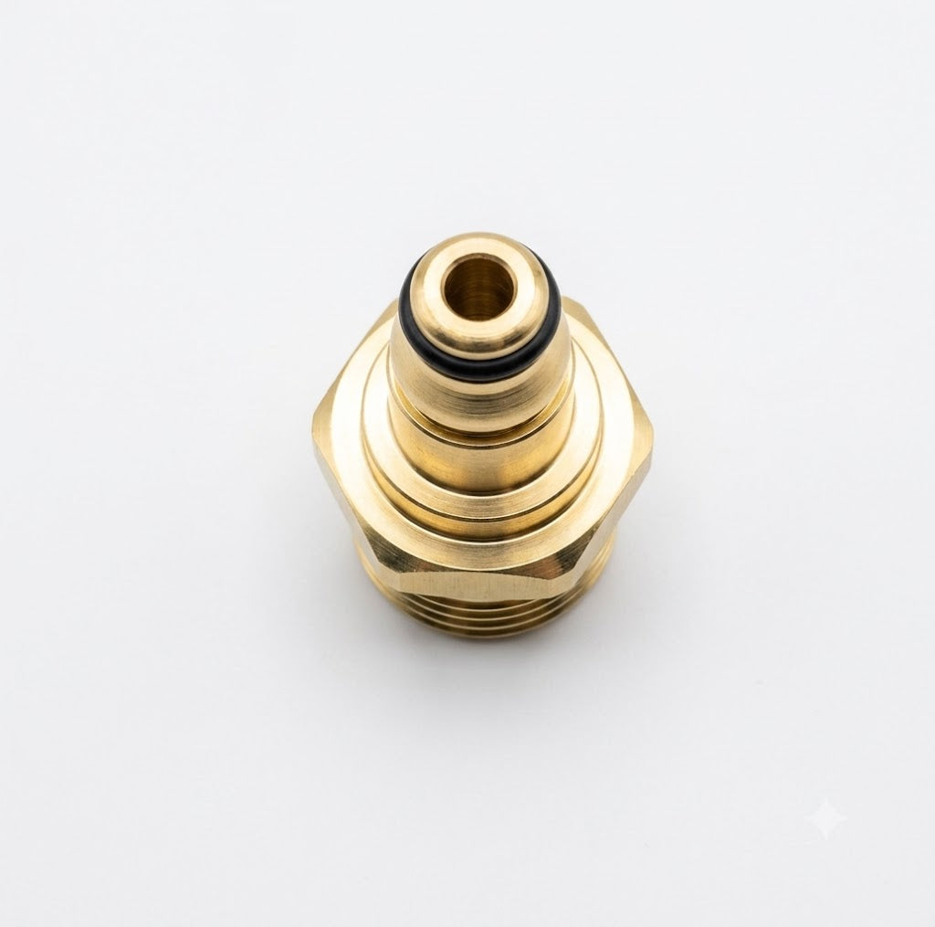 PCC D124 Pressure Gun Inlet Quick Connect to M22-15 Converter