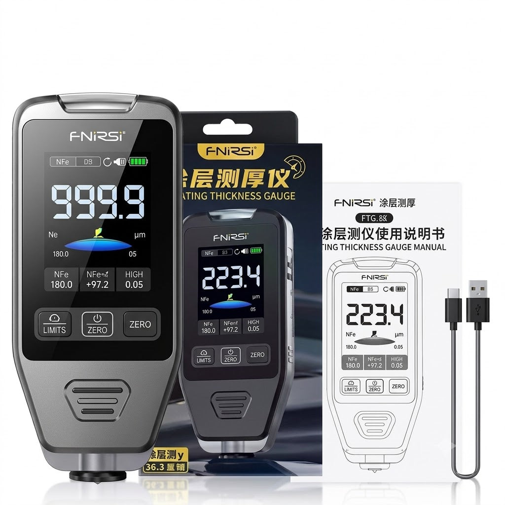 PCC CTG-20 Car Paint Thickness Gauge – 0–1400 µm Digital Coating Tester
