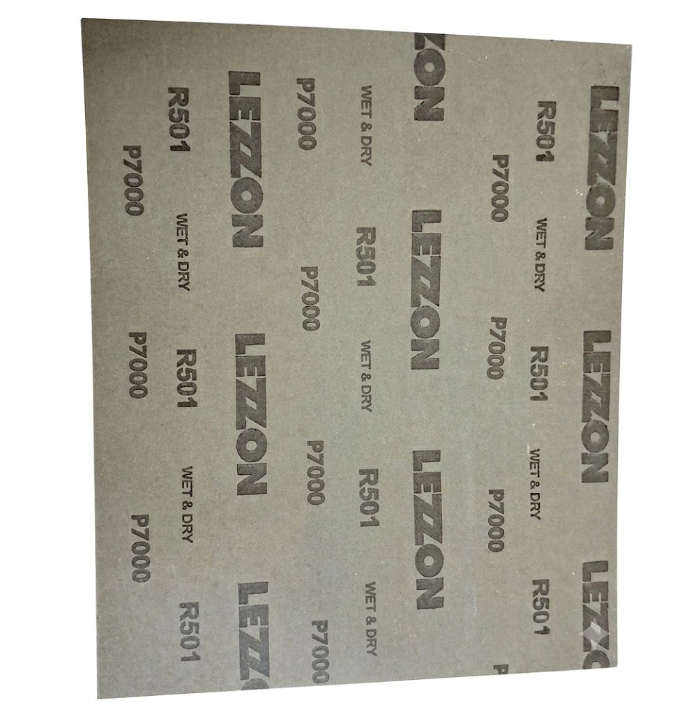 Lezzon UltraFine 7000 Grit Wet & Dry Sand Paper, 9"x 5.5" 