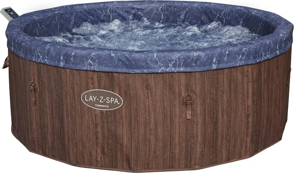 Bestway 6001W Lay-Z-Spa Toronto ThermaCore™ UltraFit™ AirJet™ Hot Tub Dia 75" Depth 30"/190cm x 76cm