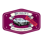 PCC Laminated Spray Bottle Vinyl Sticker, Iron Fallout Remover, Set of 4