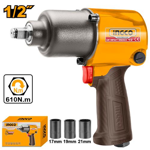 INGCO AIW12562 Air Impact Wrench 610Nm
