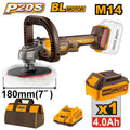 INGCO APLI20181 Cordless Li-Ion Rotary Polisher 20V - Battery & Charger Included 3/5/6/7"