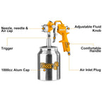 INGCO ASG3101 Air Spray Gun 1000cc – Professional Air Compressor Paint Spray Gun
