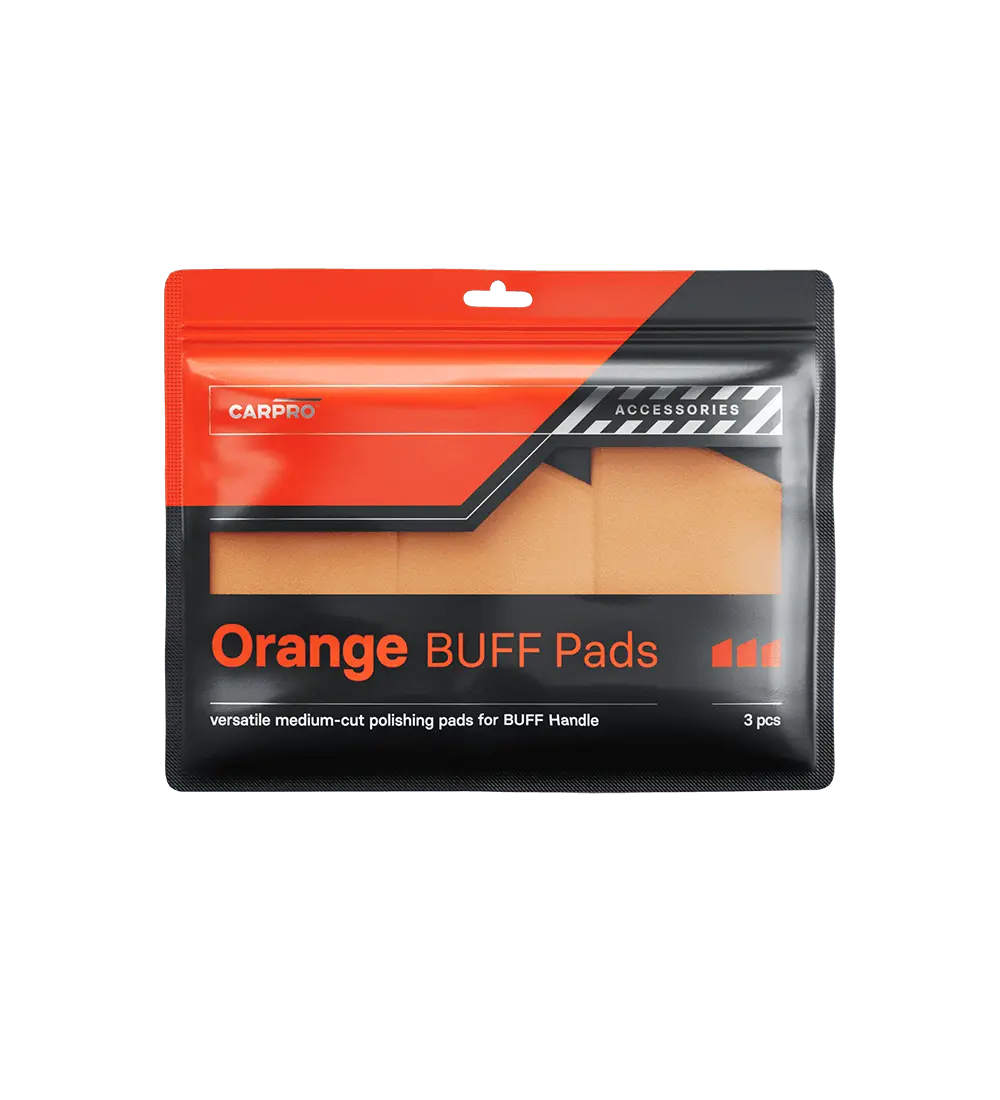CarPro Orange Buff Pads Set of 3