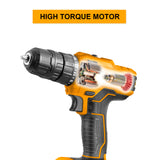 INGCO CDLI20051 Cordless Li-Ion Drill 20V - With Battery & Charger