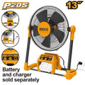 INGCO CFALI2001 Cordless Li-Ion Fan 20V - Battery & Charger Not Included - Planet Car Care
