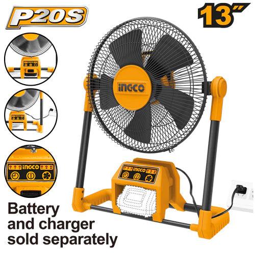 INGCO CFALI2001 Cordless Li-Ion Fan 20V - Battery & Charger Not Included - Planet Car Care