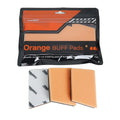 CarPro Orange Buff Pad 3-Piece Set | Medium Cut Hand Polishing Foam Pads