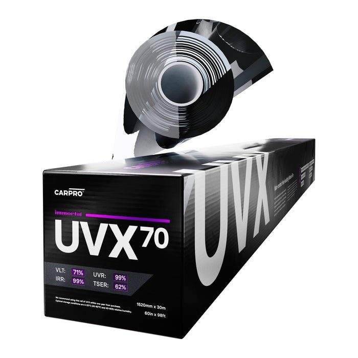 CarPro Immortal UVX70 – Sun Protection Window Film, TSER 50%
