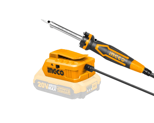 INGCO CSILI2001 Cordless Li-Ion Soldering Iron 40W, 20V - Battery & Charger Not Included - Planet Car Care