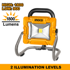 INGCO CWLI20258 Cordless Li-Ion Portable Lamp 20V - Battery & Charger Included