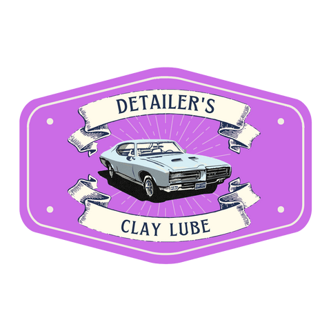 PCC Spray Bottle Vinyl Sticker, Clay Lube, Set of 4 - Planet Car Care