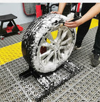 PCC Rolling Wheel Detailing Stand – Rim Cleaning & Tire Shine Application Stand