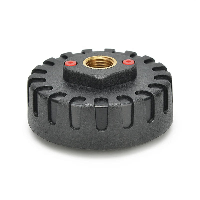 PCC Spare Cap for Ultimate & D90 Foam Cannon – Replacement Top Cap with Brass Thread, Dia 55mm