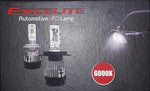 Excelite H27 LED Headlight Bulb, 55W, 6000K, Pair - Planet Car Care