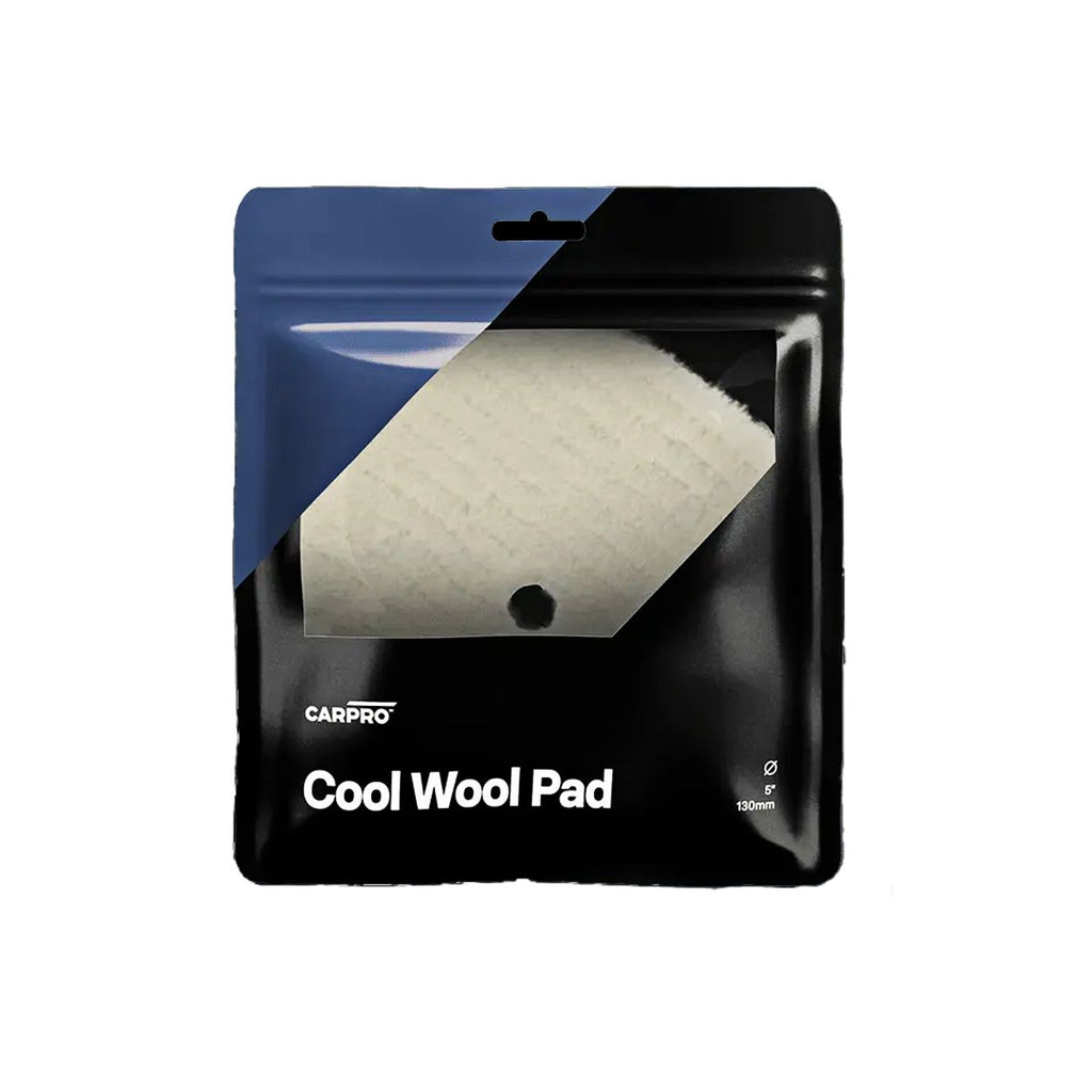 CarPro Cool Wool Pad 5 Inch – High Performance Wool Cutting Pad for Detailing