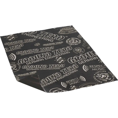Ground Zero GZDM 3750AB-SILVER 1.7 mm High Quality Polymer Damping Material 10 Sheets