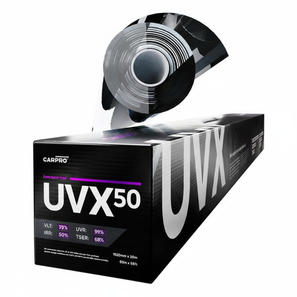 CarPro Immortal UVX50 – Sun Protection Window Film, TSER 59%