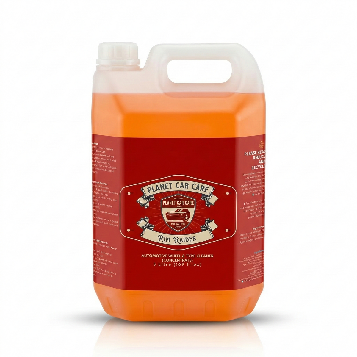 PCC Rim Raider Non-Acid Wheel & Tyre Cleaner 5L