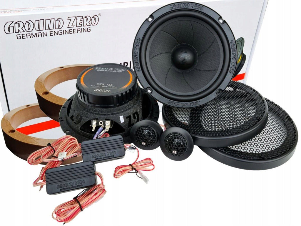 Ground Zero GZIC 165.2 165 mm / 6.5″ 2Way Component Speaker System Car Care