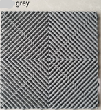 PCC Car Wash Floor Mat Tile, 40x40cm (1.72 sq. ft), Thickness 32mm
