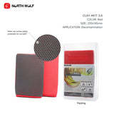 North Wolf Clay Mitt, 3.0 Red
